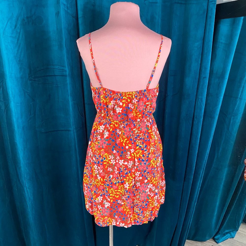 Gap Floral Print Fit & Flare Cami Dress - Picture 5 of 7